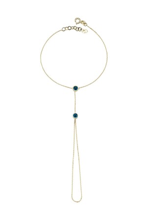 Goldenes Evil Eye-Perlen-Shahmeran-Armband für Damen CM0569 - Glorria