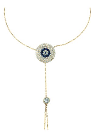 Goldenes Evil Eye Shahmeran-Armband für Damen VK0047 - Glorria