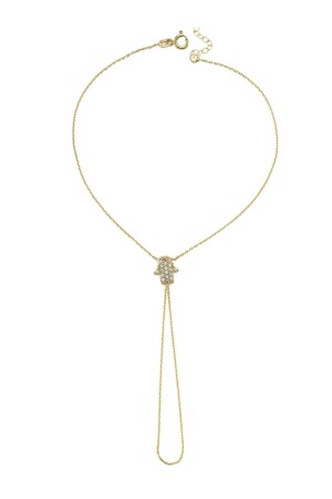 Goldenes Fatma's Hand Shahmeran-Armband für Damen VK0388 - Glorria