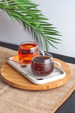 Good Morning 400 ml 2er-Set Glasbecher Magnolienglas 13769 - Perotti