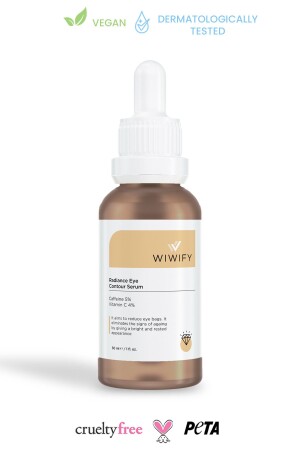 Göz Altı Torbalanma Aydınlık Göz Altı Görünüm Destekleyici Bakım Serumu 30 ml Koyu Halkalar - Wiwify