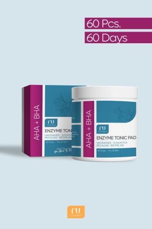 Gözenek Sıkılaştırıcı Ve Arındırıcı Enzimatik Tonik Pad Aha-bha Glikolik Asit(60 ADET-60 DAYS). ru78001 - ru cosmetic