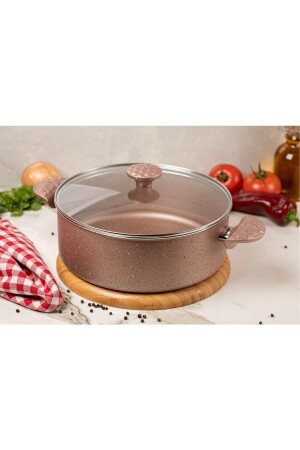 Granit 28 Cm Derin Tencere Rose MS.GRNT.DRN.28.ROSE - MEŞELER