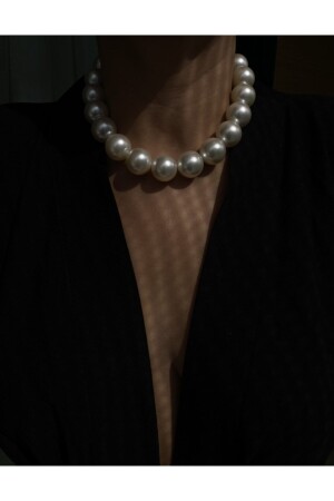 Große Perlenkette Vs0025 - vi store vi jewelry