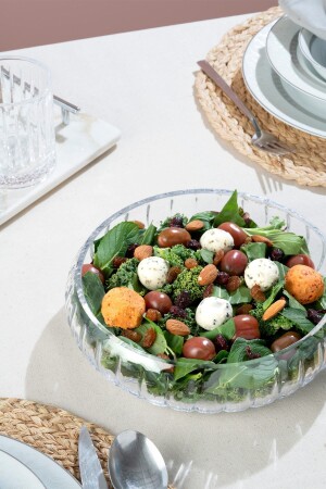 Große Salatschüssel aus Glas - Glamis