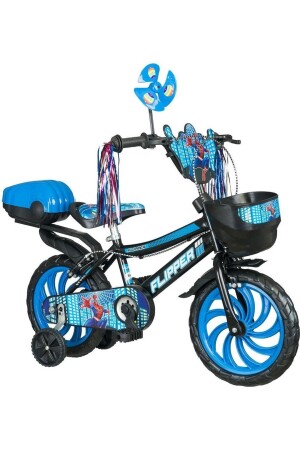 Group Mavi 15 Jant 4 Tekerlekli Çocuk Bisikletli MARS0004 - 1