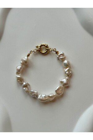 Gümüş Hakiki Inci Bileklik - Miragelandjewellery