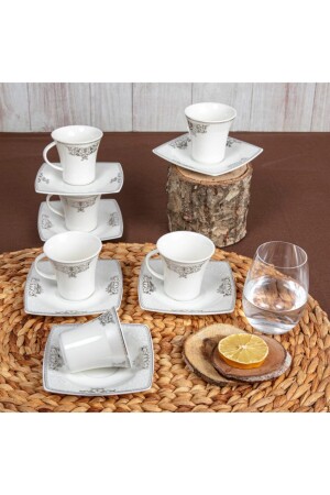 Güral Caroline Türkisches Kaffeeset 56861 PR. 00000GBSCR12KT84056861 - Güral Porselen
