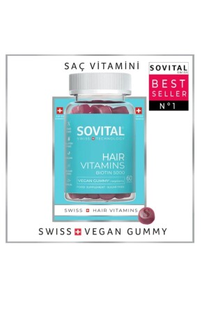 Haarvitamin Schweizer patentiertes veganes Gummi – Haarvitamin - Sovital