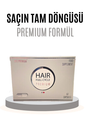 Hair Full Cycle Premium Saç Vitamini 60 Vegan Kapsül HFC0001 - 1