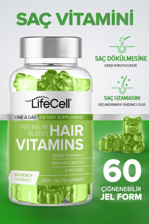 Hair Vitamins Vitamin C Biotin Zinc - Saç Vitamini - Takviye Edici Gıda - 1