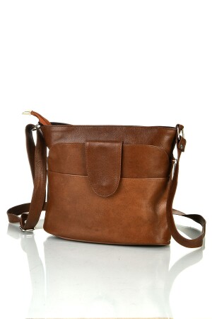 Hakiki Deri Çok Gözlü Askılı Omuz Çantası smallözc - fubileather