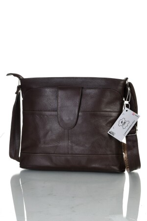 Hakiki Deri Crossbody Postacı Çantası - Fubileather