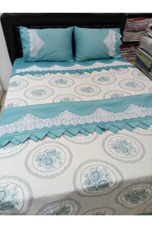 Handgefertigtes Spitzen-Piqué-Set TYC00411923149 - Çeyizci Sokağı