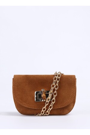 Hardal Kadın Deri Çapraz Çanta PALMIRO - Fabrika