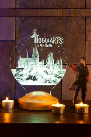 Harry Potter Hogwarts Gece Lambası SL_B1308 - 3