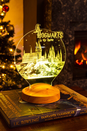 Harry Potter Hogwarts Gece Lambası SL_B1308 - 5