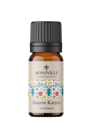 Haşere Karşıtı Uçucu Yağ Karışımı 10 ml %100 Doğal (Anti Insect Essantial Oil Blend) - Monoville