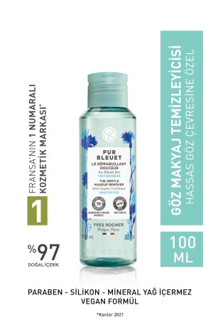 Hassas Ciltler Için Pur Bleuet Göz Makyaj Temizleyici-100 ml - Yves Rocher
