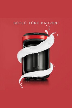 Hatır Hüps Sütlü Türk Kahve Makinesi Kırmızı 153.03.06.2264 - 1