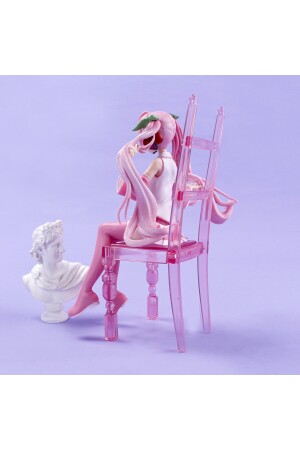 Hatsune miku kawaiii Sakura kız sandalyede oturan figür Modeli 15 cm 4512485145miku - 4