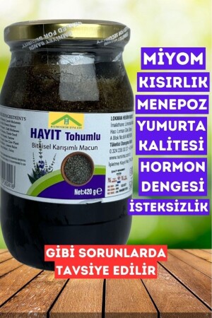 Hayıt Tohumlu Bitkisel Karışımlı Macun 420 gr hkm131 - BİZİMHEKİM