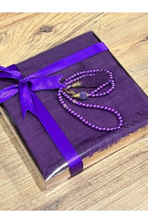 Hediyelik- Çeyizlik- Mevlütlük- Bohçalık -Gelin Bohçası Flamlı Namaz Örtüsü Tesbih Seti - Ayhanhome