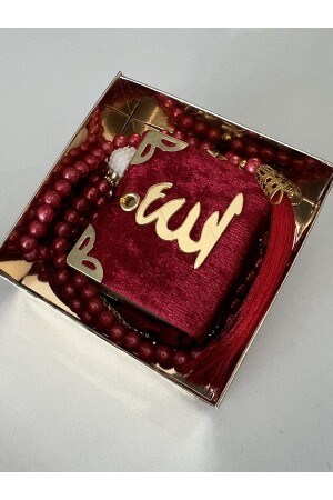 Hediyelik Çeyizlik Mini Kuran Ve Inci Tesbih Seti Mini*Kuran - AYHANHOME