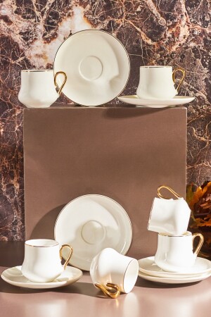 Helios 6 Kişilik Kahve Fincan Takımı 85 ml 153.03.06.4951 - Karaca