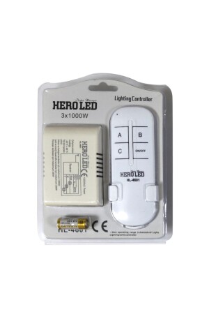 Heroled Uzaktan Elektrik Kontrol Ve Avize Kumandası 3'lü Sistem HL-4601 - Hero Led