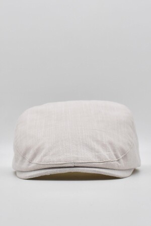 Herren-Sommermütze aus 100 % Baumwollleinen – Hellbeige TXE9CEF60B209 - Külah