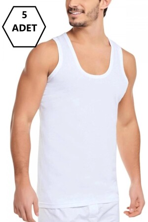 Herren-Unterhemd im 5er-Pack aus 100 % Baumwolle WINNERAIN5er-Pack - 1