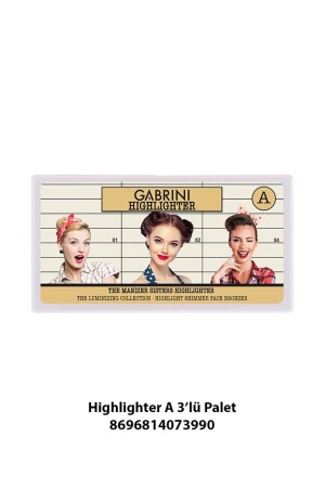 Hıghlıghter Set A 3'lü - Gabrini