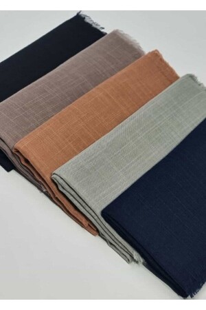 Hijab Hijab, 5-teiliger, ausgestellter Baumwollschal, 100 x 100 cm - Organic Scarfs