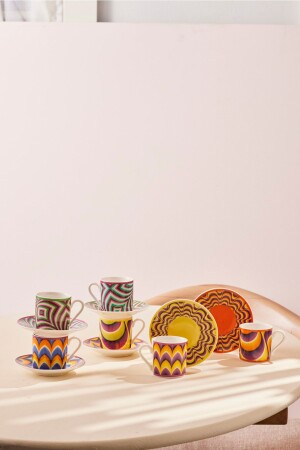 Hipnoz 6 Kişilik Kahve Fincan Takımı 80 Ml 153.03.06.9756 - Karaca