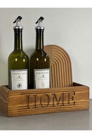 Holz-Küchen-Organizer, Holzkiste, Küchendekoration, 30 x 13 Wwwwwqqqr - SD Ahşap