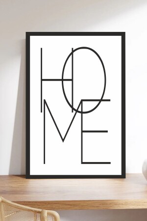 Home Yazılı Ahşap Mdf Çerçeve Görünümlü Mdf Tablo - Cadran