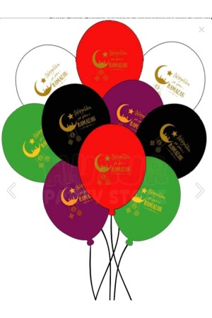 Hoşgeldin Ramazan Balonu 10 Adet - Ramazan Süslemeleri - 1