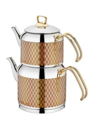 Hüma verzierte goldene Teekanne Nr. 4 2019ST000000895 - SILA