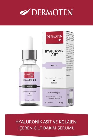 Hyaluronik Asit Nemlendiricili Cilt Bakım Serum 30 ml 8699649122963 - Dermoten