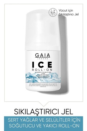 Ice Roll-on Straffendes und Anti-Cellulite-Gel 50 ml - Gaia London