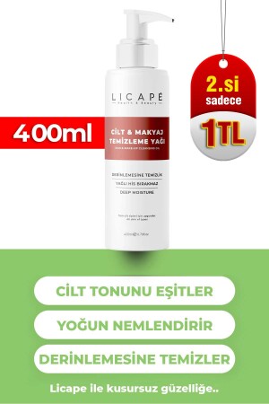 Iki Aşamalı Cilt Ve Makyaj Temizleme Yağı 400 ml 12314515 - Licape