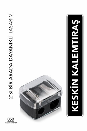 Ikili Kalemtıraş - Duo Sharpener - 050 - 8690604598601 - Flormar