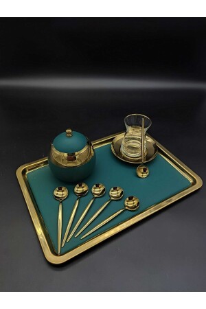 Ikon Titanium Gold 6 Stück Tee- und Kaffeelöffel CMDİÇKK01 - 3