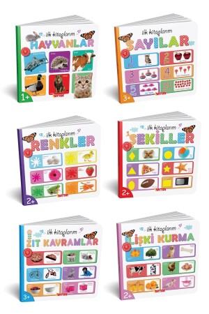 Ilk Kitaplarım Set + Eğitim Seti 50 Sözcük + Bebeğimin Ilk Zeka Kartları -eğitici Kartlar 2143set - 2