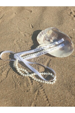 incili Isimli Yüzük Kurdelesi Söz - nişan kurdelesi Dökülen incili 9 Renk Seçeneği - İsabella Accessories