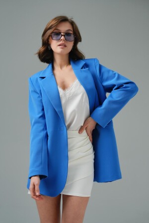 Indigo Blazer Ceket - Saade