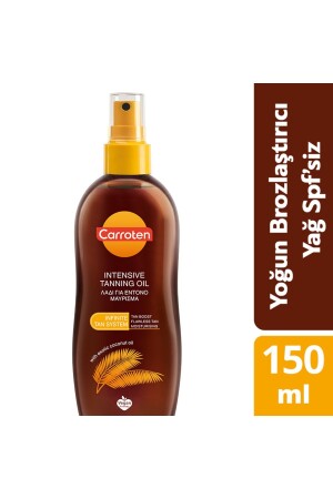 Intensiv bräunendes, intensiv bräunendes Sonnenöl ohne Lichtschutzfaktor 150 ml 8571051685 - Carroten