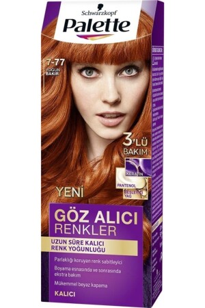 Intensiv glamouröse Farben Haarfärbemittel 7. 77 Intensives Kupfer - Palette