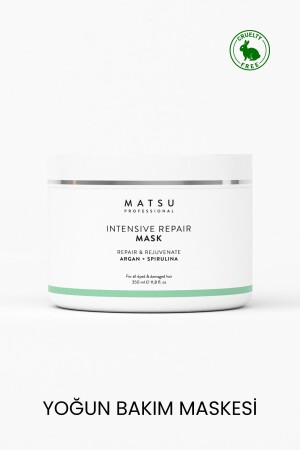 Intensive Repair Yıpranmış Saçlar Için Yoğun Bakım Maskesi 350ml - Matsu